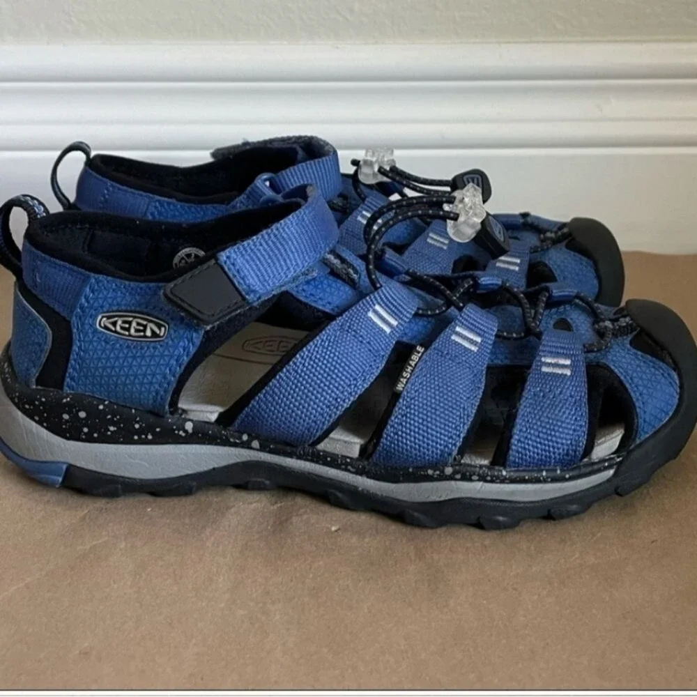 Keen Kids' Newport Neo H2 Hiking Sandals Blue/Black DU6267UD - Size 3